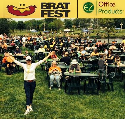 Brat Fest is one the best kickoffs to a Madison summer! EZ Office Products is proud to help make it happen