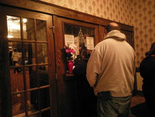 Ticket booth from time past full restoration has been done,  absolutely beautiful