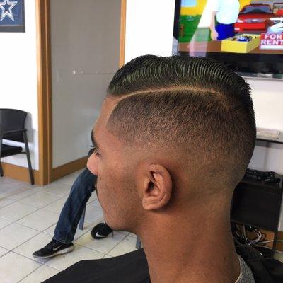 Skin fade done by marcus