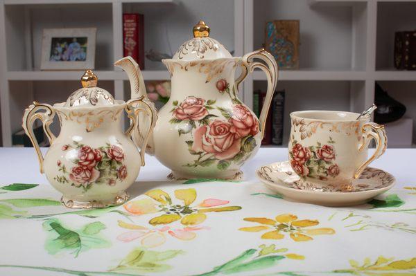 Lovely tea set used for catering