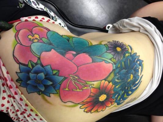 Tattoo By Steve #after #coverup #flowers #tattooyou