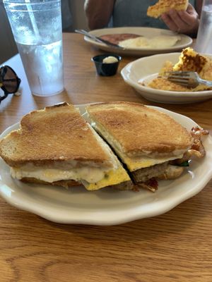 Jonathan's favorite panini with spinach