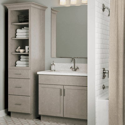 So-Lo Hardware can design and install bathroom vanities that are made from top US manufacturers. Unlimited options and customizations.