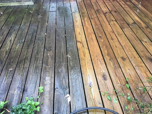 Deck Power Washing