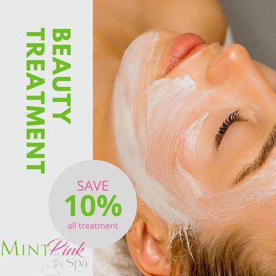 Save 10% on all Treatments