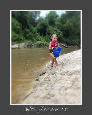 My grandkids loved the creek. They were under very close supervision. Fast flowing creek. They played in the shallow part.