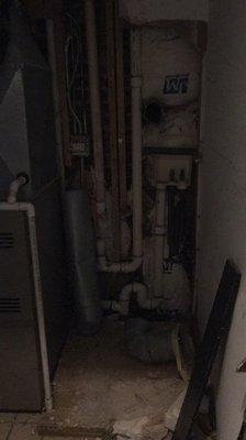 Busted pipes repair