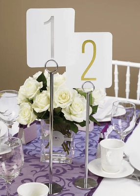 12" Table Number Stand
 Item Number:ZBK5998