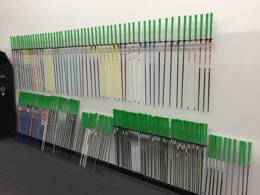 Half of the shaft wall at The Club Fix