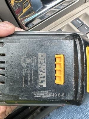 They erase the code on the batteries, and you cannot claim the warranty.