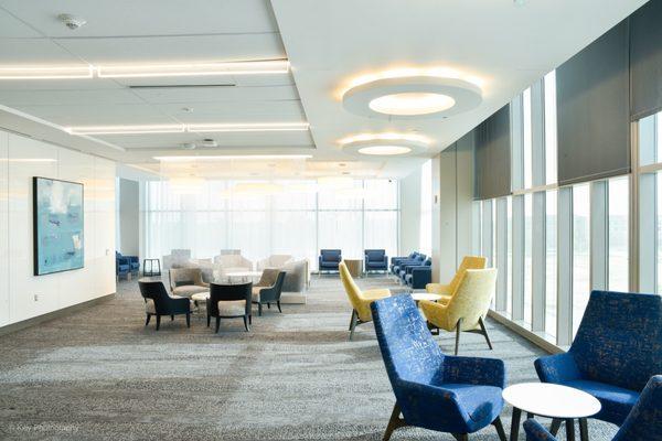 Patient and family waiting area at MD Anderson West Houston