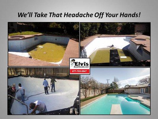 We Refurbish Pools Too!