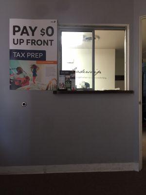 window to pay