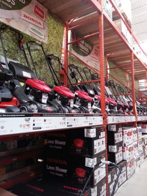 Millions and millions and millions of lawn mowers capturing every single price point.