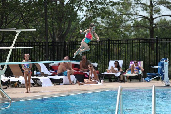 Fun at the new resort-style pool