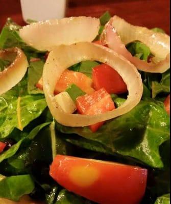 Southwest Salad made with Swiss Chard