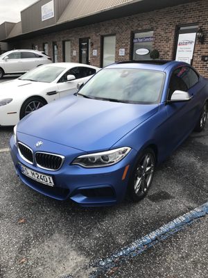 2017 M240i fully wrapped in Xpel Stealth by Extreme Colors Greenville