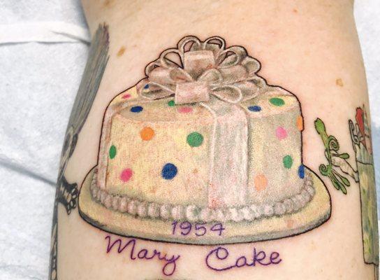 Cake !! Thank you Sean. Visual Tattoo is fabu