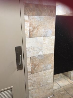 Bathroom door entrance/exit