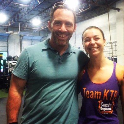 Helping Regionals Crossfit games athlete Erika!