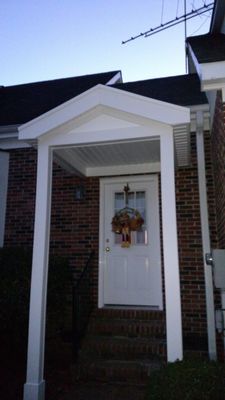 Completed Porch roof