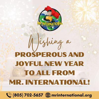 Wishing a Prosperous and Joyful New Year to All from Mr. International!