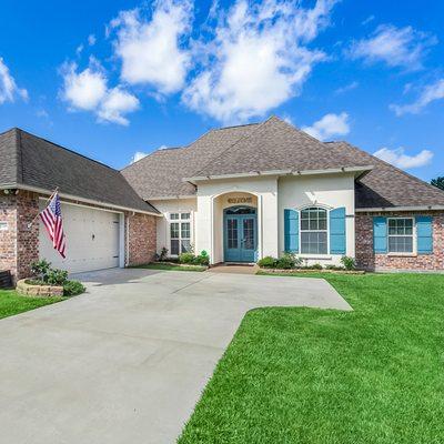 house with blue sky