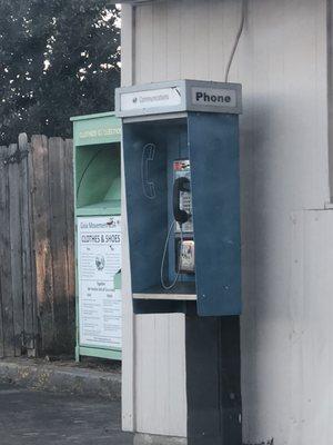 Wow a pay phone