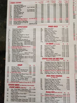 Menu.