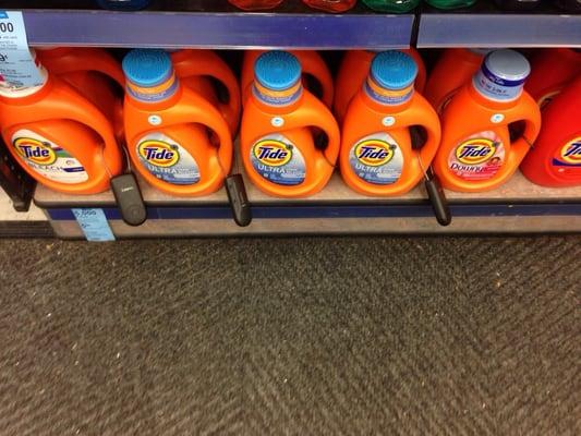 The world must be getting bad when the $5.99 containers of Tide have to have a security tag attached.