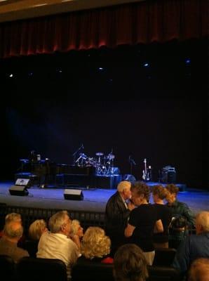 Stage during intermission