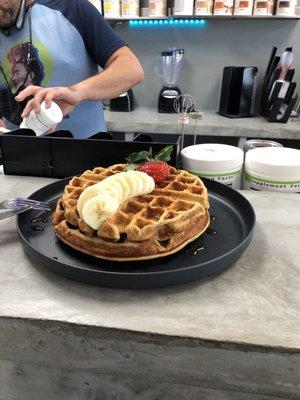 Protein waffles