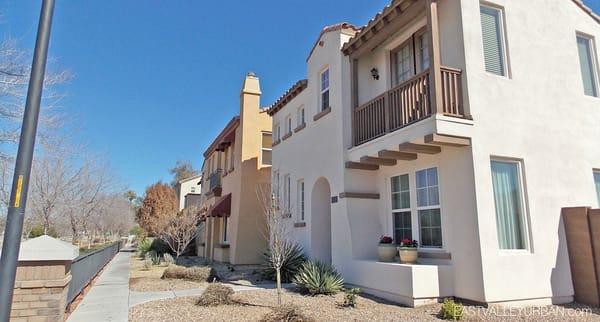 Exterior shot of homes in Artisan Commons community in Phoenix, AZ
 http://eastvalleyurban.com/phoenix/artisan-commons/