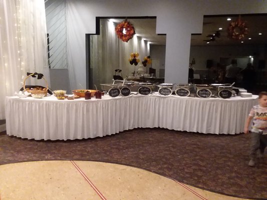 Our large buffet!