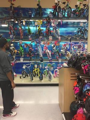 Vast bike selection