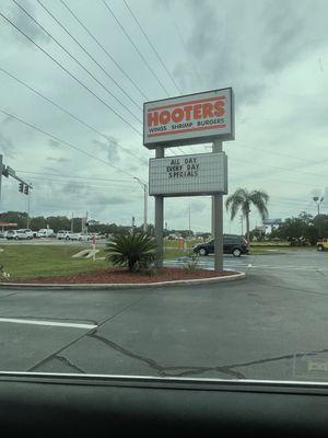 In case you get lost, it's right behind Hooters on US 19