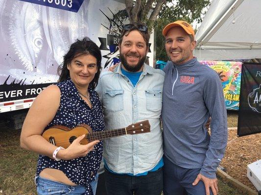 2019 Baygrass Fest - new Ukulele with maker Danny Goddard, Jett Instruments Co