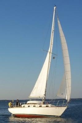 Joie de Vie under sail