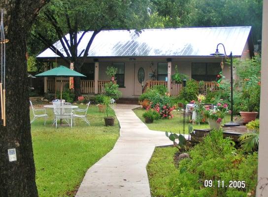 Our office at home, separate from the main house. Kids welcomed. If you are lucky, I may have a barbecue going.