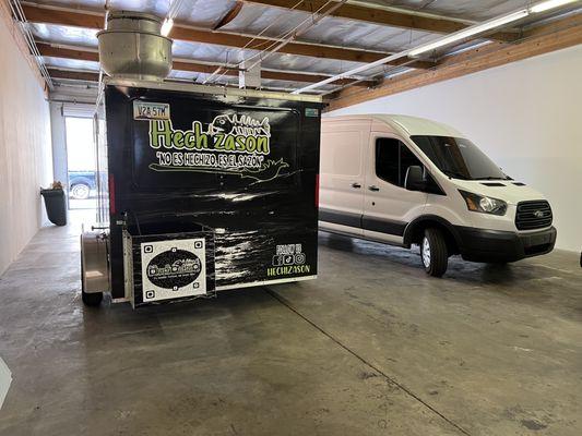 Full business wrap on food trailer!