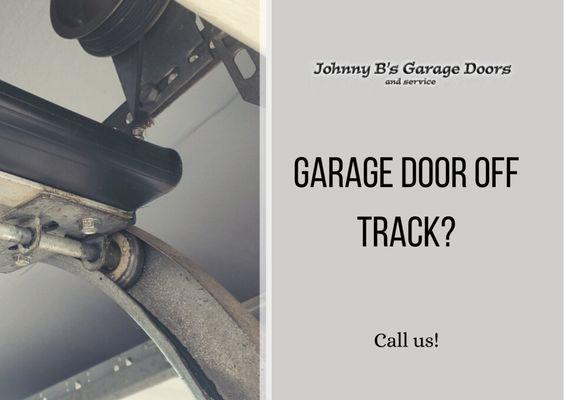 Let us get you back on track! Whether it is due to bad rollers or your garage door just isn't functioning correctly.