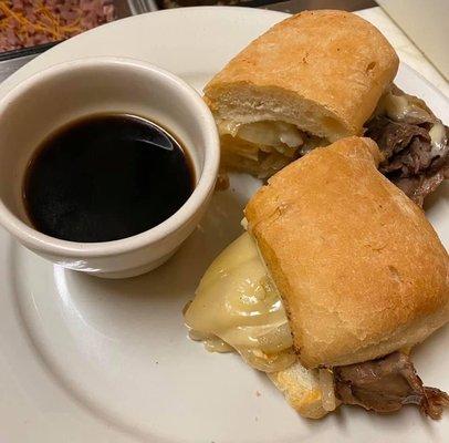 Our French Dip Sandwich, yummy!