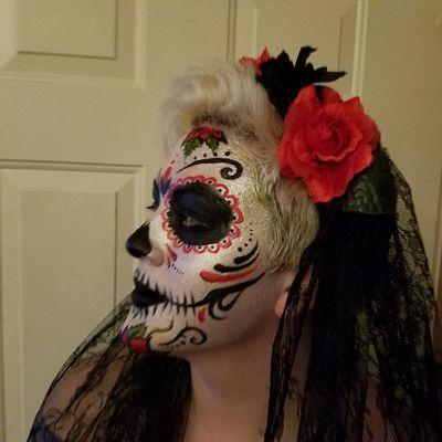 Dia de Los muertos sugar skull