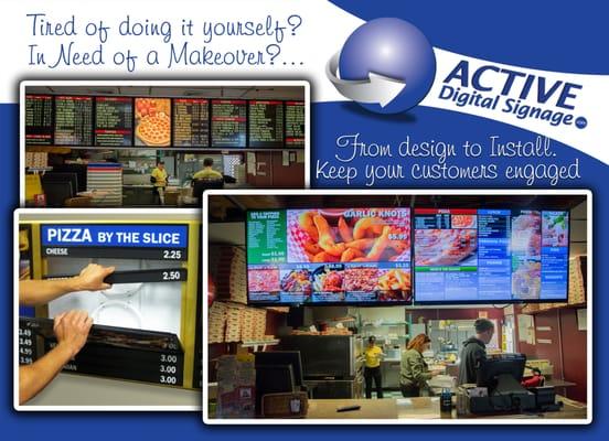 Active Digital Signage White Mountains