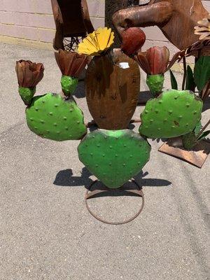 Kitschy Cactus Yard Art