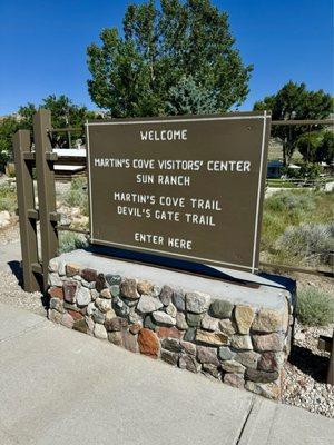 07.04.24 the site is located on the Oregon Trail, Mormon Trail and California Trail