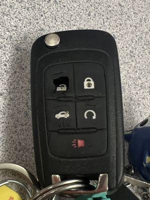 Car Key Remote Damaged