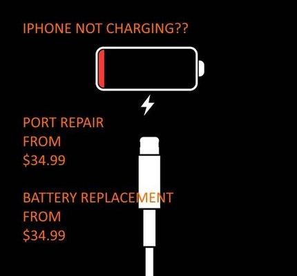 Charging port and/or Battery Repairs