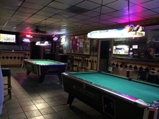 3 pool tables. A game for $1