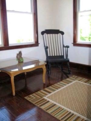 Sitting area master bedroom Beach bungalow Little Haven